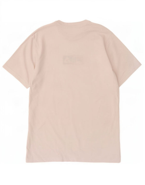 Fila Mens Graphic T-Shirt Top Médio Algodão Branco