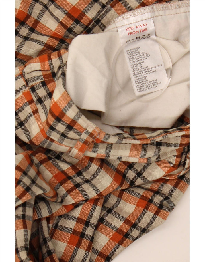 Calça Chino feminina Urban Outfitters médio W30 L26 xadrez multicolorido