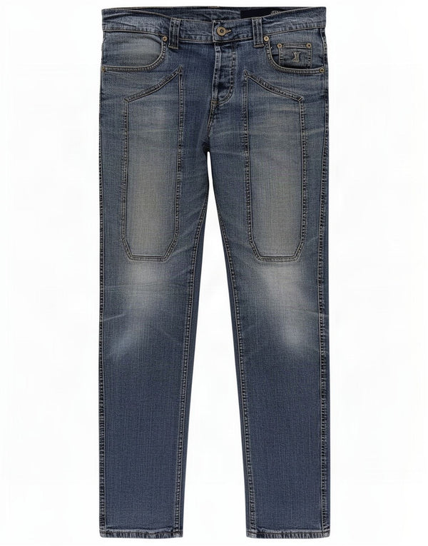 Jeckerson Masculino Slim Jeans W32 L32 Azul Algodão
