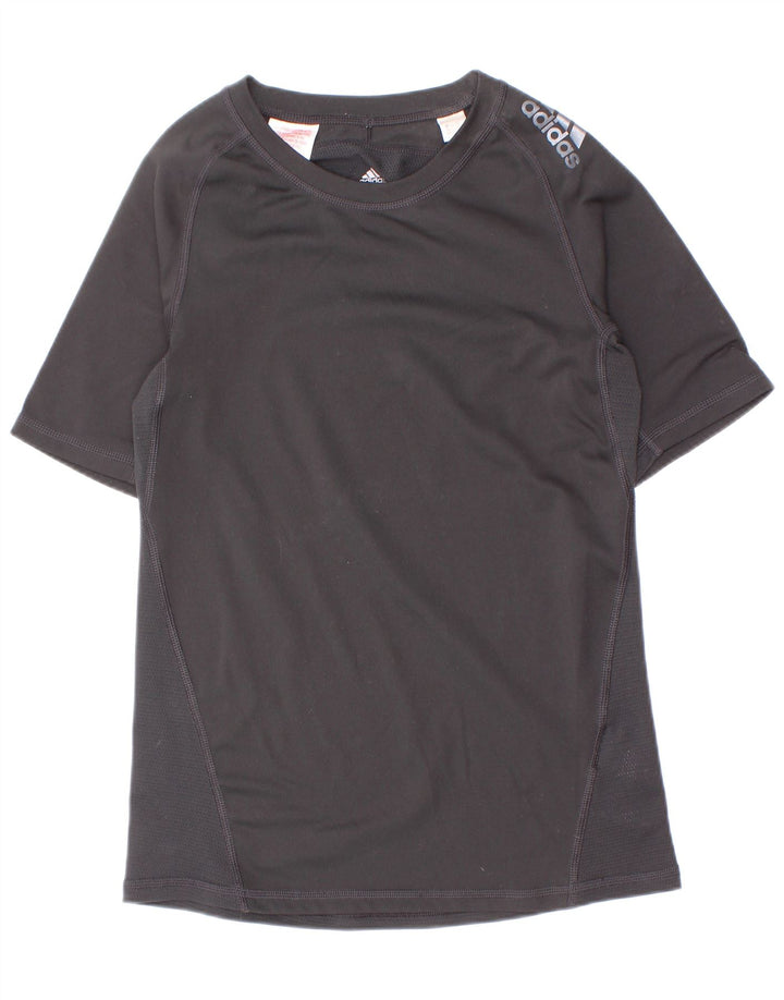 Camiseta Adidas Boys Climacool Top 11-12 Anos Preto Poliéster