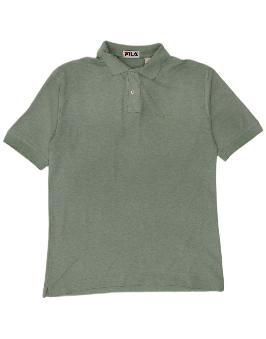 Camisa polo masculina Fila médio algodão verde