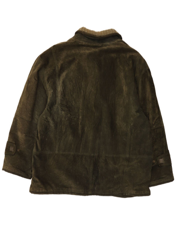 Jaqueta masculina de camurça Torras EU 60 5XL cáqui