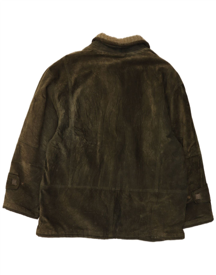 Jaqueta masculina de camurça Torras EU 60 5XL cáqui