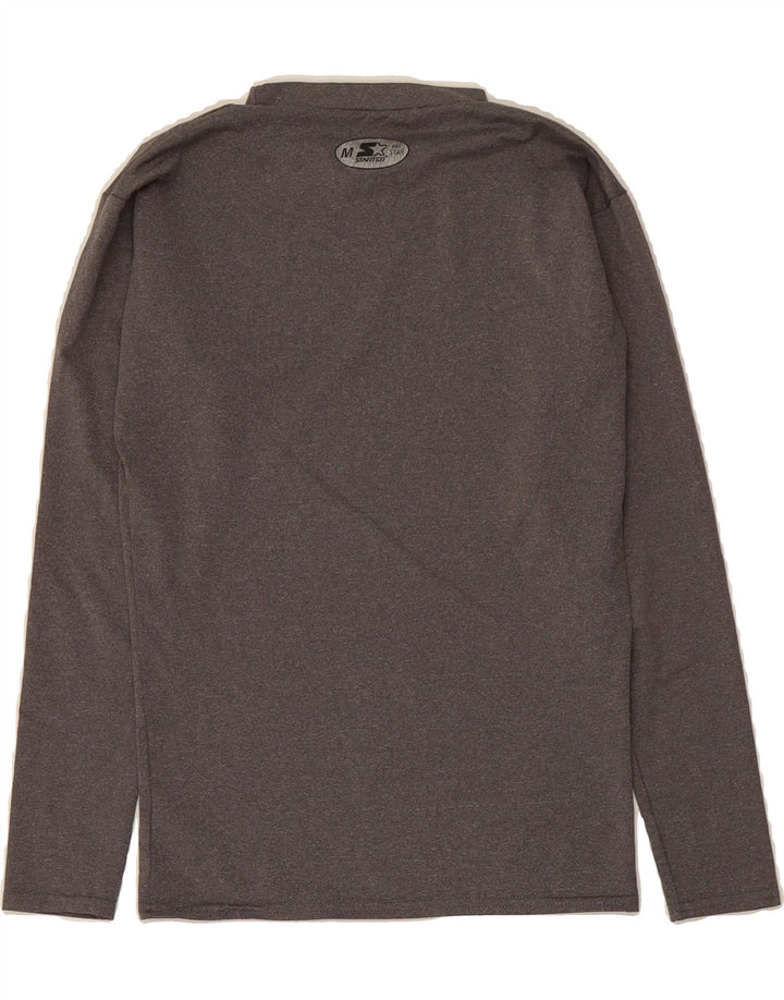 STARTER Womens Top Long Sleeve UK 12 Medium Grey Polyester Vintage Starter and Second-Hand Starter from Messina Hembry 