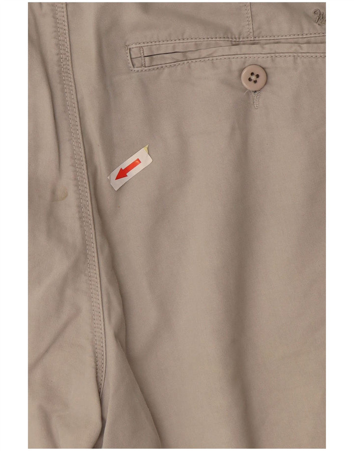Shorts casuais femininos Woolrich W31 cinza