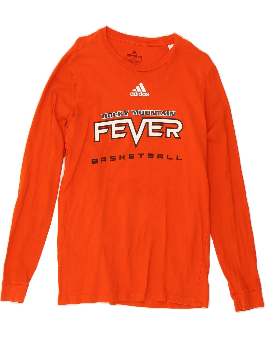 ADIDAS Mens Graphic Top Long Sleeve Medium Orange Cotton Vintage Adidas and Second-Hand Adidas from Messina Hembry 