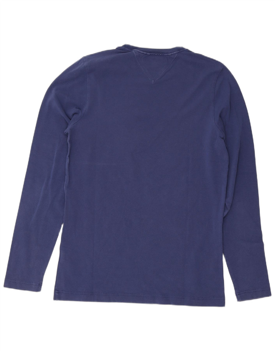 Tommy Hilfiger Mens Slim Fit Top Manga Longa Pequeno Algodão Azul