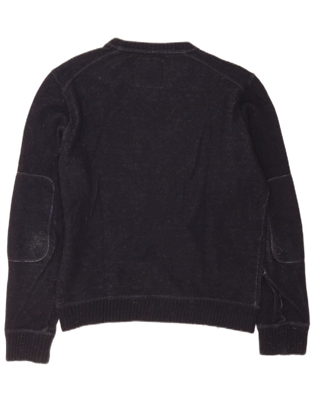 Suéter masculino Woolrich com gola canoa e lã azul marinho médio