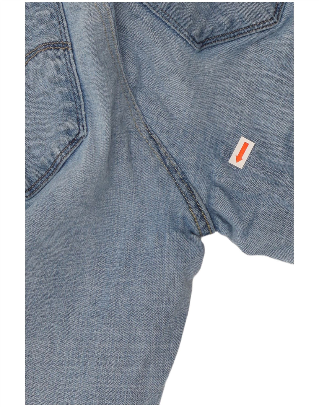 Jeans retos femininos LEVI'S W29 L32 algodão azul