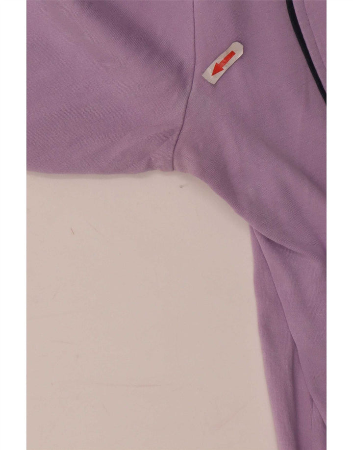 Champion Womens Tracksuit Top Jacket UK 14 Médio Roxo