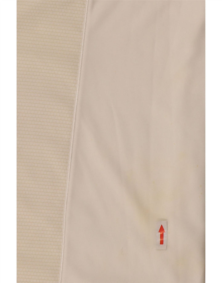 Adidas Womens Climacool Polo Shirt UK 14 Médio Branco Poliéster