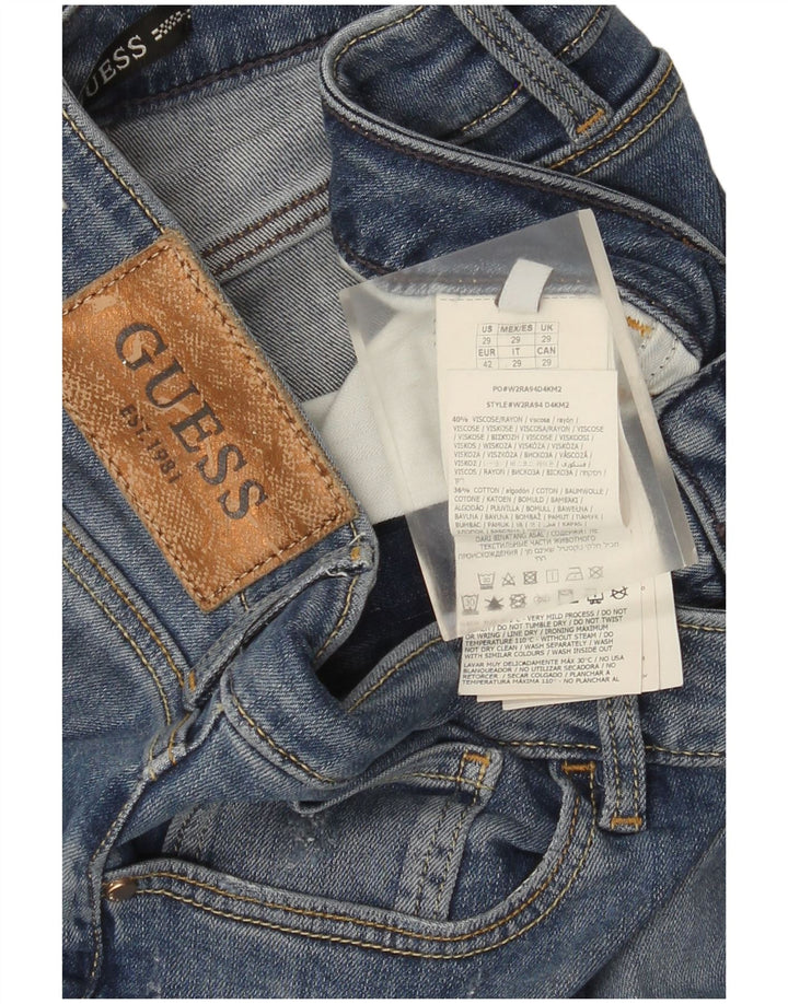 Guess Jeans Skinny Feminino W29 L32 Azul Viscose