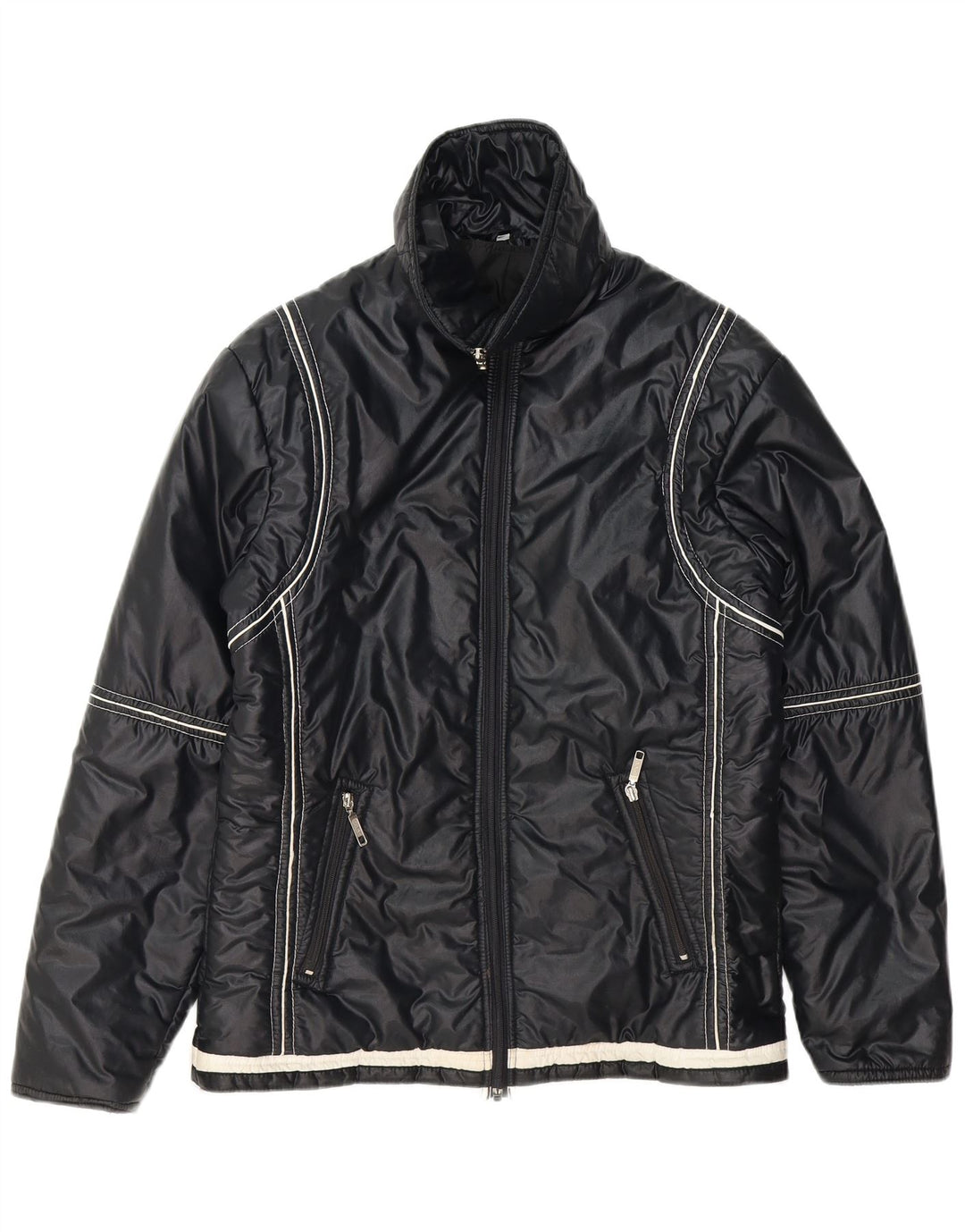Jaqueta acolchoada masculina VINTAGE IT 52 XL preta