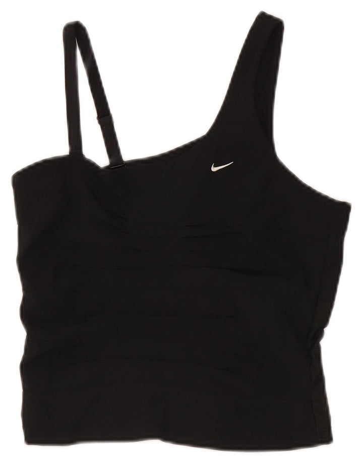 Colete Nike Feminino Crop Top UK 8 Pequeno Preto