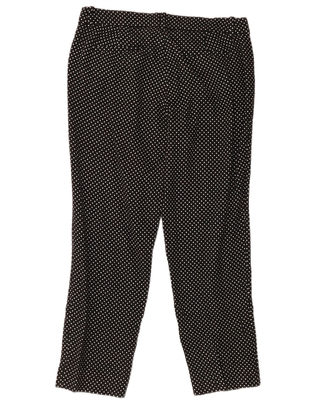 Calça capri feminina J. CREW US 6 médio W30 L25 preta manchada