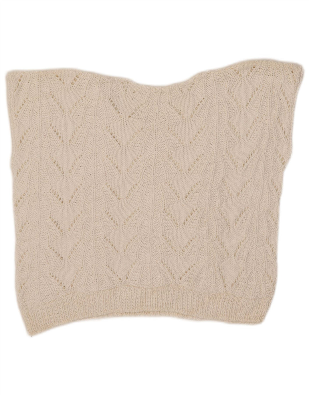 Regata feminina vintage com colete curto UK 12 médio branco
