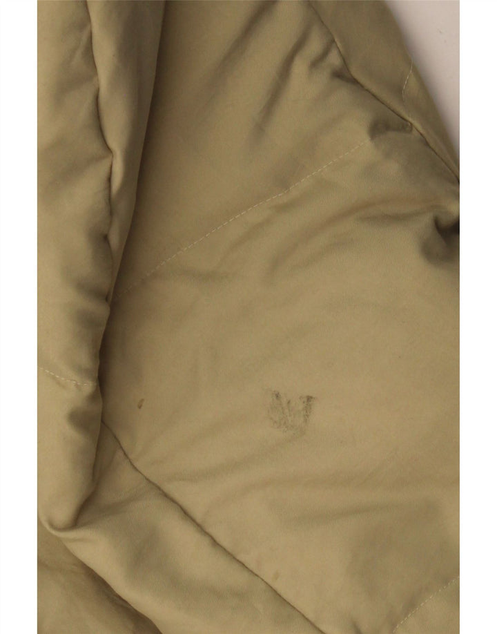 Jaqueta masculina acolchoada com capuz TRUSSARDI IT 50 grande poliamida verde