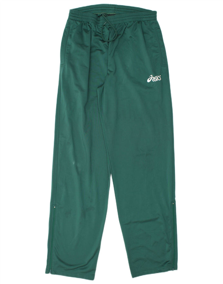 Calça de treino masculina ASICS grande poliéster verde