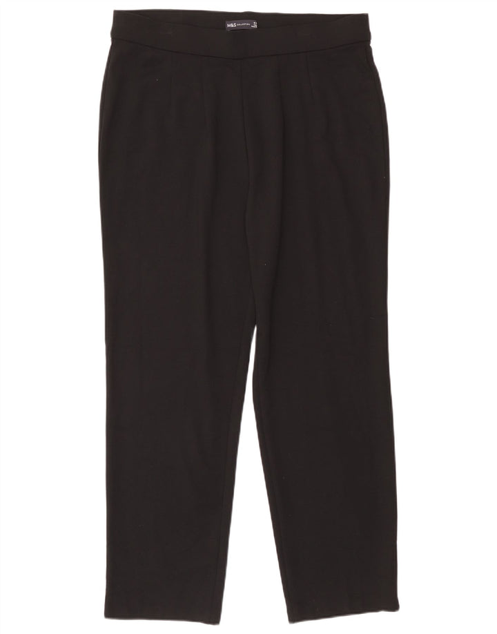 Leggings femininos Marks & Spencer UK 16 grandes viscose preta