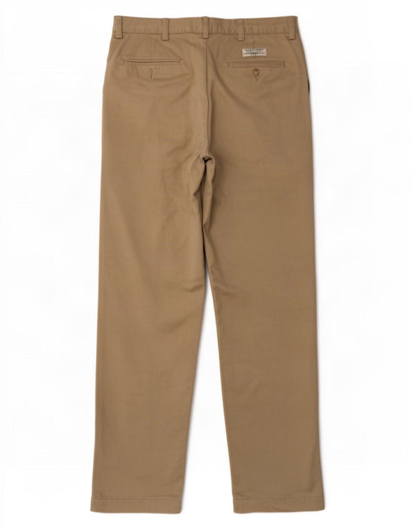 Polo Ralph Lauren Calça Chino Masculina Reta W34 L34 Algodão Cáqui
