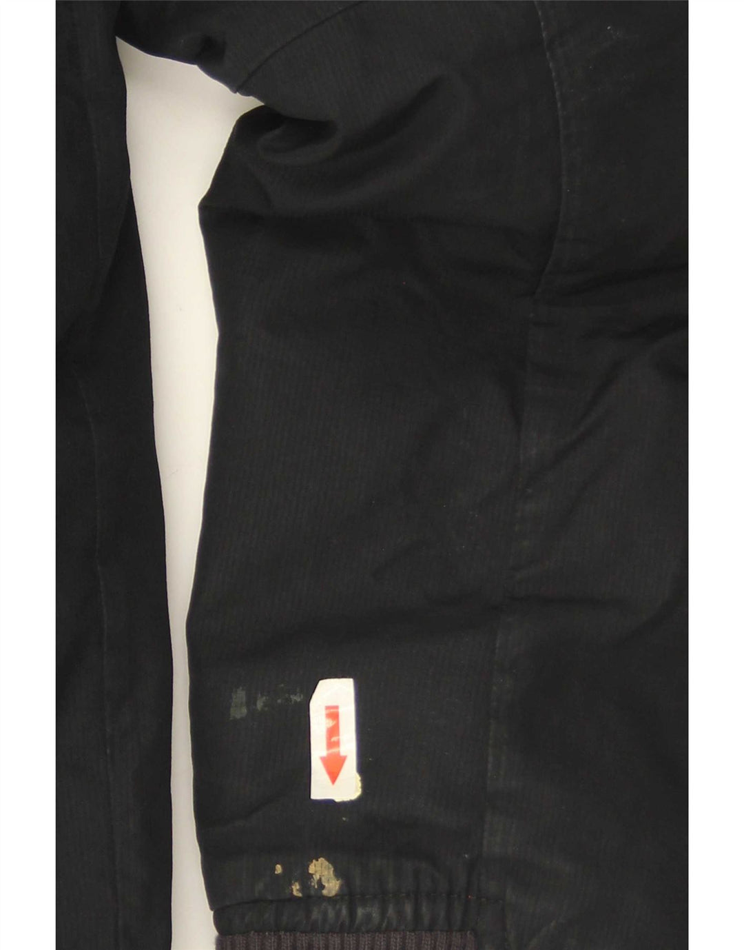 Jaqueta masculina Nike acolchoada com capuz UK 38 poliéster colorblock preto médio