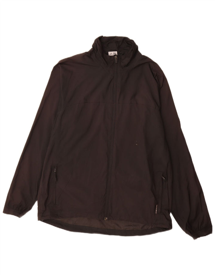 Adidas Mens Clima Proof Tracksuit Top Jaqueta Grande Preto