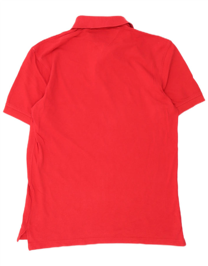 Camisa polo masculina Tommy Hilfiger Regular Fit grande algodão vermelho