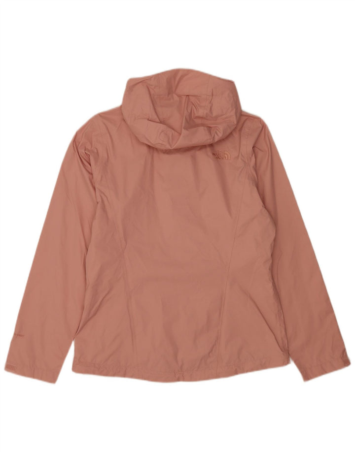 Jaqueta de chuva feminina com capuz The North Face UK 14 nylon rosa médio