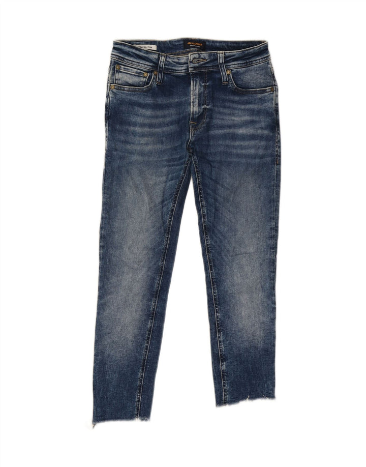 Jeans slim feminino Jack & Jones W28 L23 algodão azul
