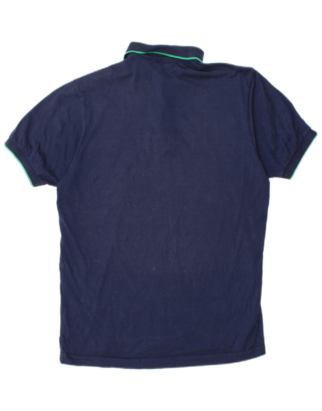 Camisa polo masculina PAUL & SHARK pequena algodão azul marinho