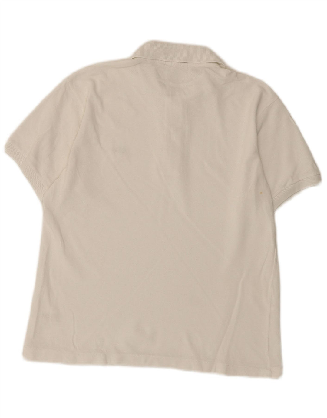 Camisa polo masculina LACOSTE tamanho 3 pequeno algodão branco