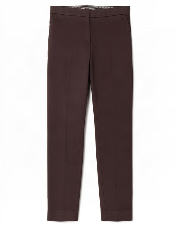 Zara Calça Chino Feminina Slim Pequena W26 L26 Algodão Preto