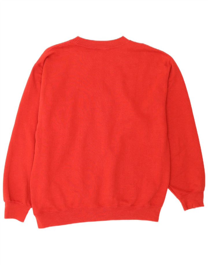 Timberland moletom gráfico masculino jumper pequeno algodão vermelho