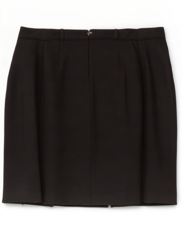 Saia lápis feminina Guess médio W30 poliéster preto