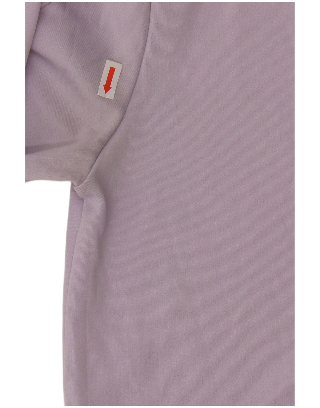 Top gráfico feminino Nike Dri Fit manga comprida UK 10 pequeno poliéster lilás