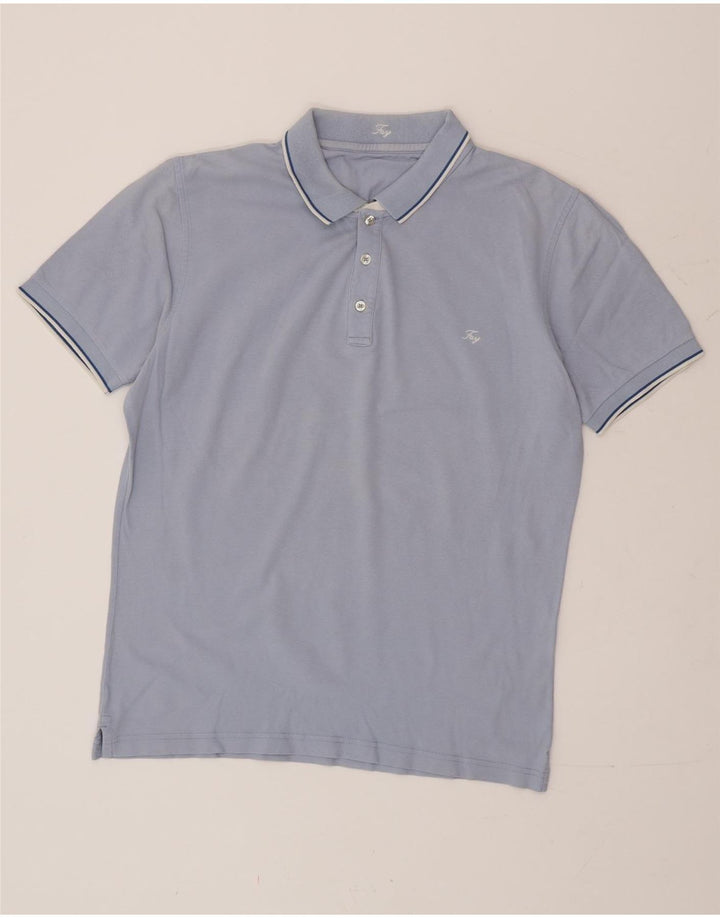 Camisa polo masculina FAY XL listrada azul