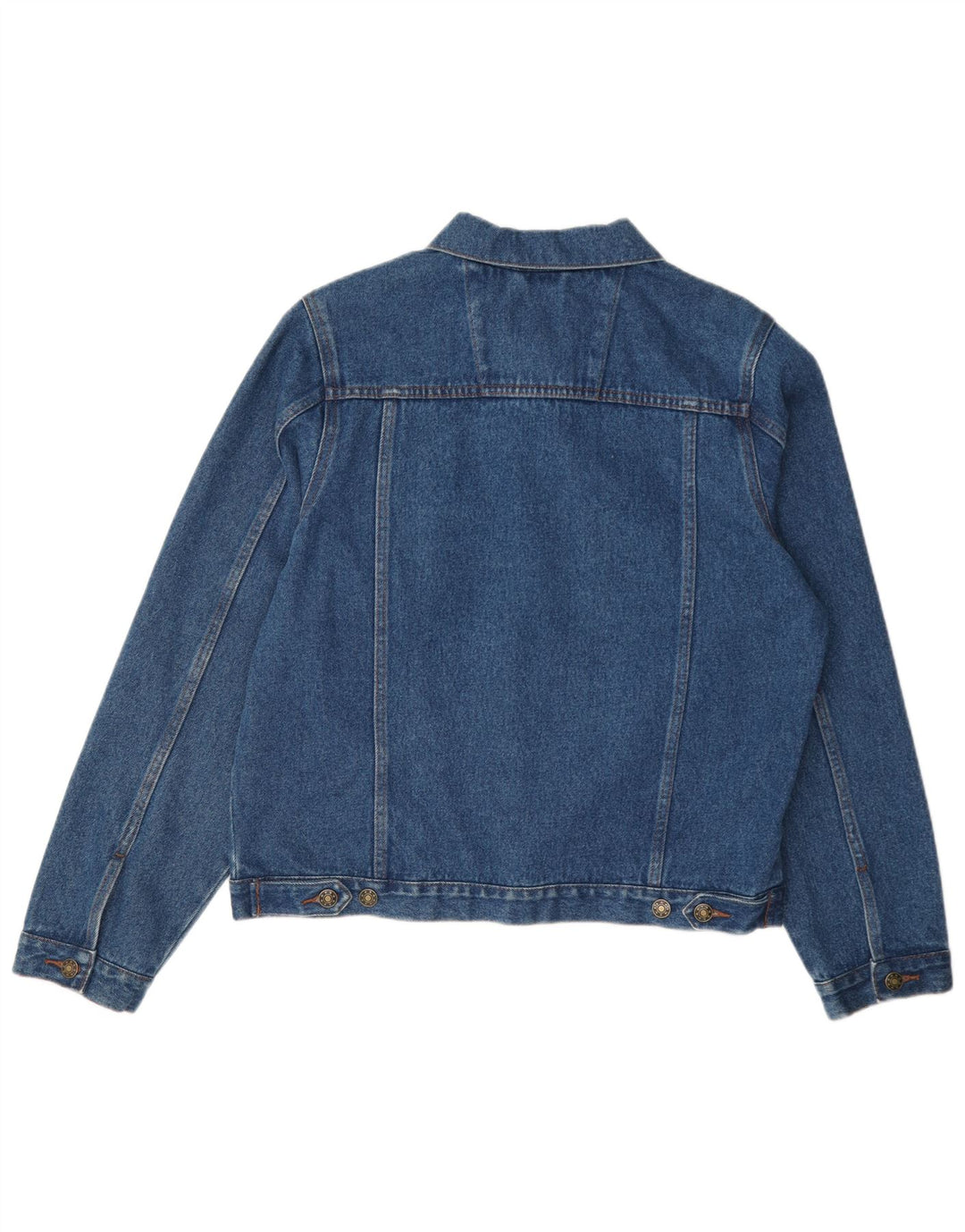 Jaqueta jeans feminina Red Baron UK 16 grande algodão azul
