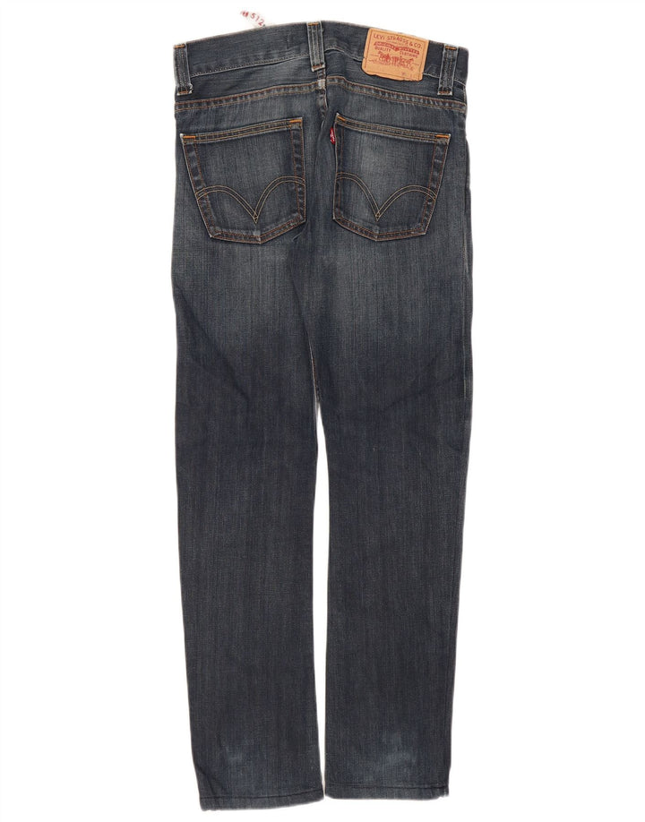 Calça jeans feminina Levi's 512 Bootcut W32 L32 azul marinho