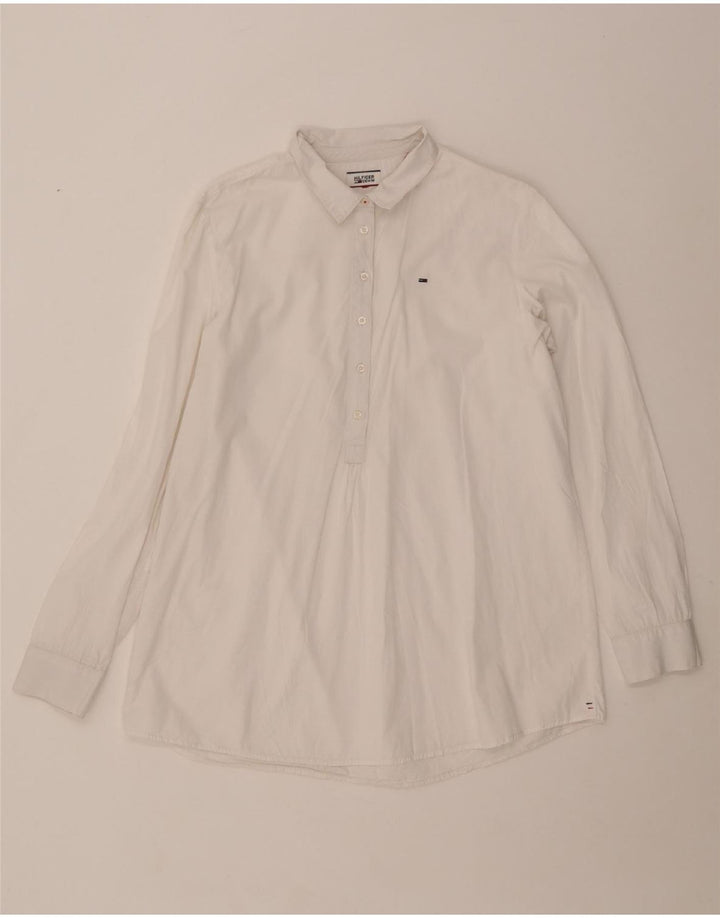 Pulôver feminino Tommy Hilfiger UK 16 grande branco