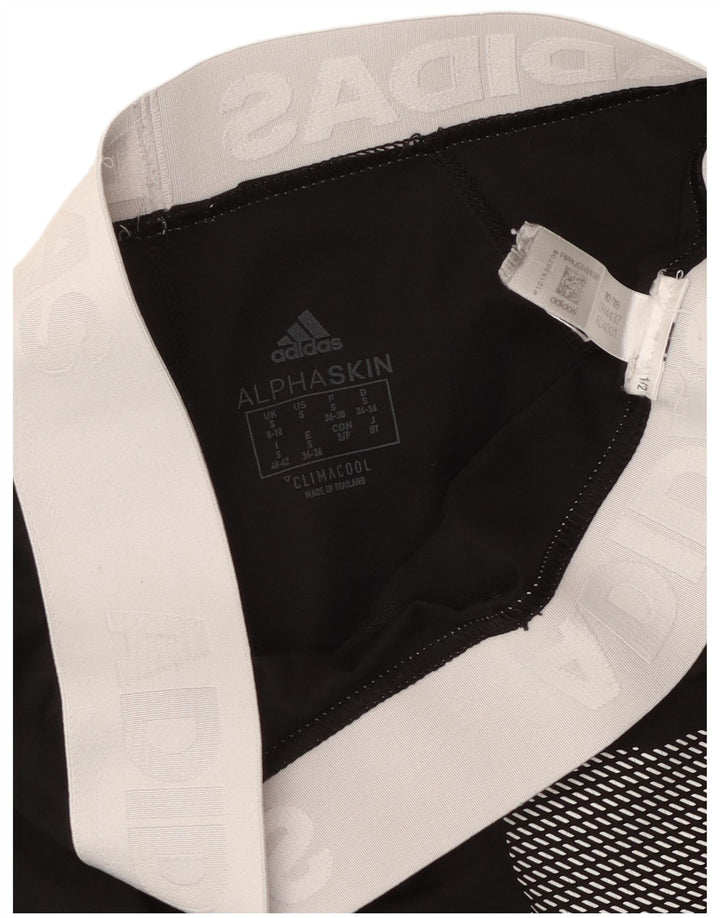 Adidas Womens Climacool Graphic Leggings UK 8/10 Pequeno Preto