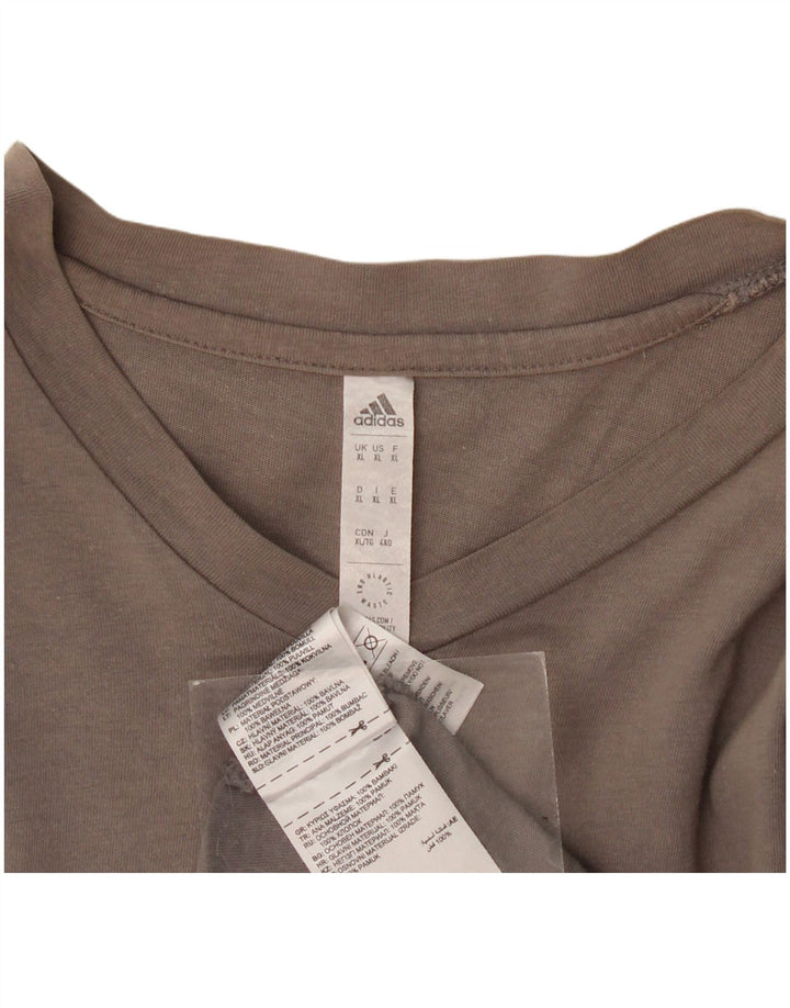Camiseta masculina Adidas Top XL cinza algodão