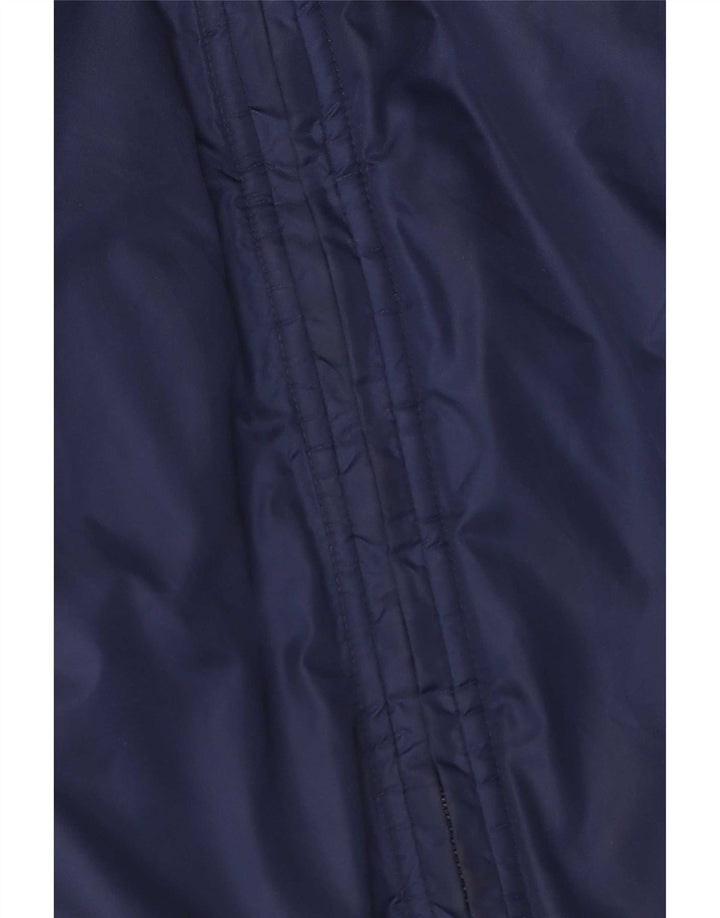 Jaqueta corta-vento masculina Nike UK 45/47 XL azul marinho colorblock poliéster
