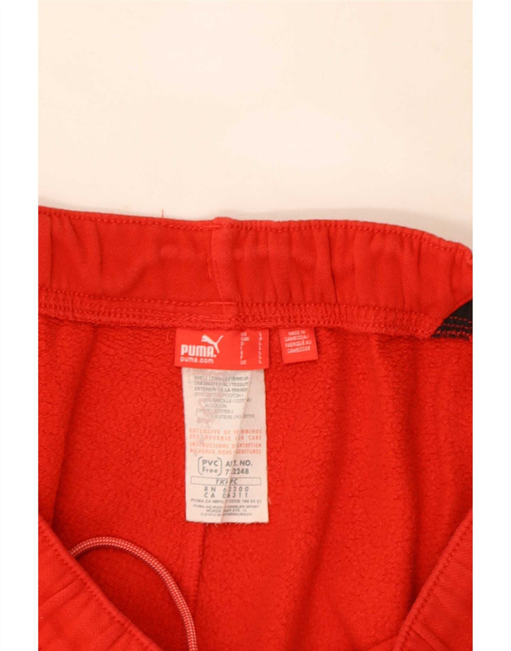 Calça de treino masculina Puma Joggers grande algodão vermelho