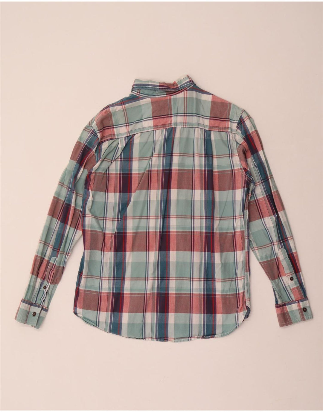 Camisa masculina Lee algodão xadrez verde médio
