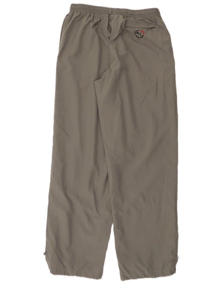 Calça de treino masculina Puma grande poliéster cinza
