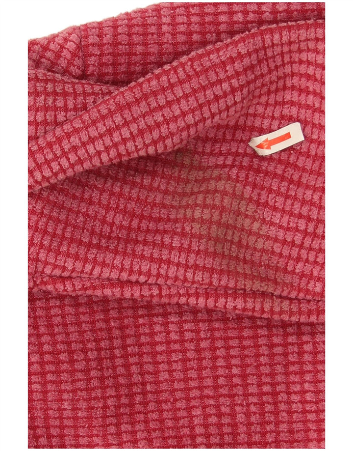 Poliéster vermelho pequeno do revestimento superior desproporcionado Reino Unido 10 do fato de treino das mulheres estranhas dos peixes