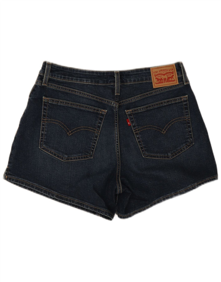 Shorts jeans feminino Levi's W30 algodão azul médio