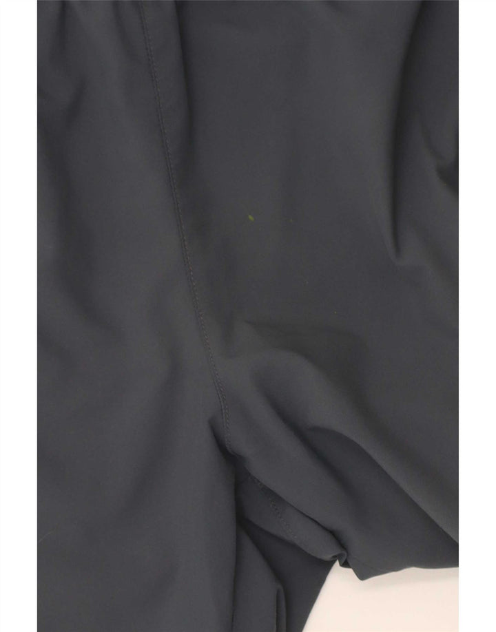 Shorts esportivos masculinos Adidas pequeno cinza colorblock poliéster