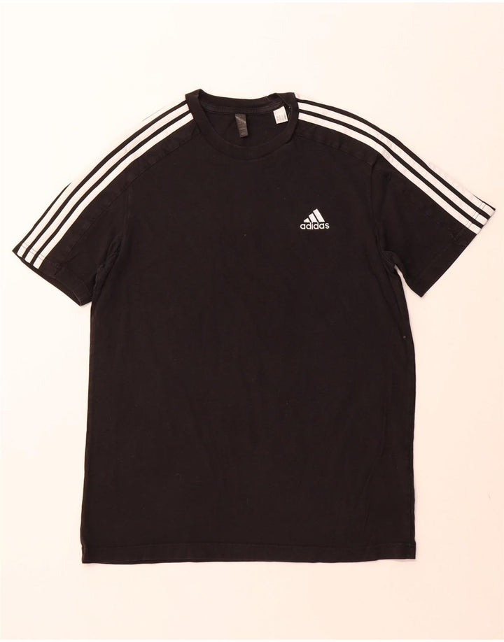 ADIDAS Camiseta Masculina Top Médio Algodão Preto