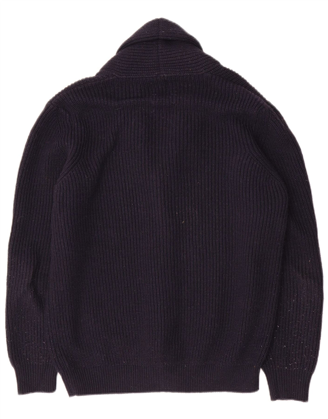 Suéter cardigã masculino Zara médio azul marinho